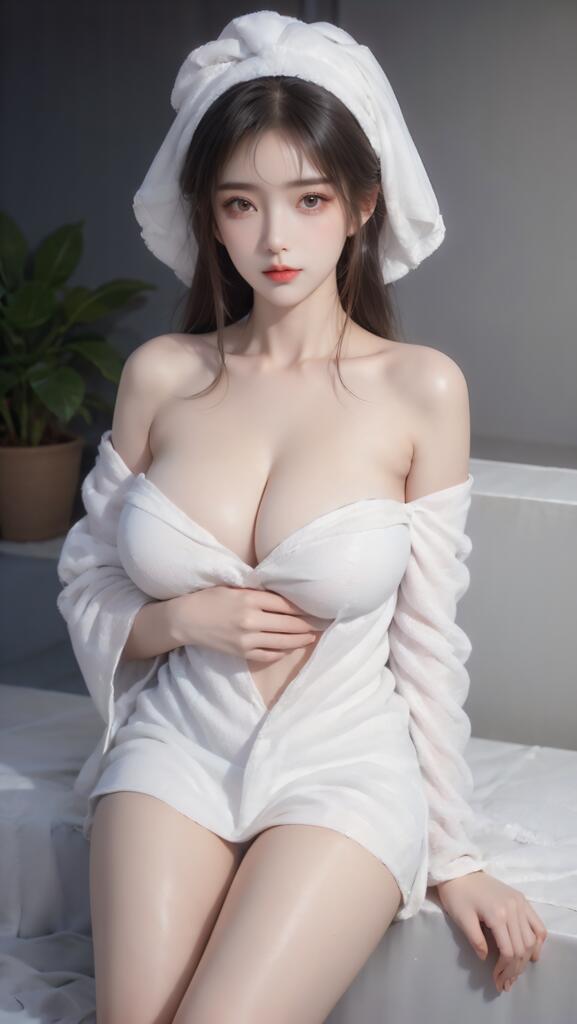 浴巾少女演示图1