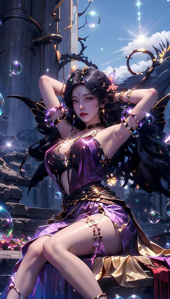 AI绘画 国漫女神_云曦冷筱 [47P] [75M] - PV站-PV站