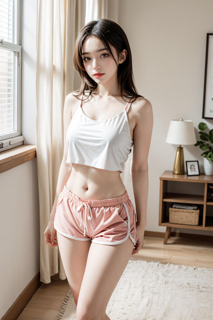 AI绘画 短裤少女_居家系列 [28P] [57M] - PV站-PV站