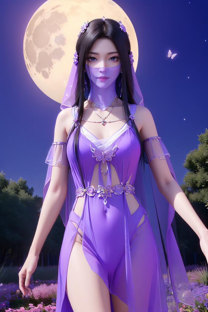 AI绘画 凡人修仙传-紫灵 [49P] [102M] - PV站-PV站