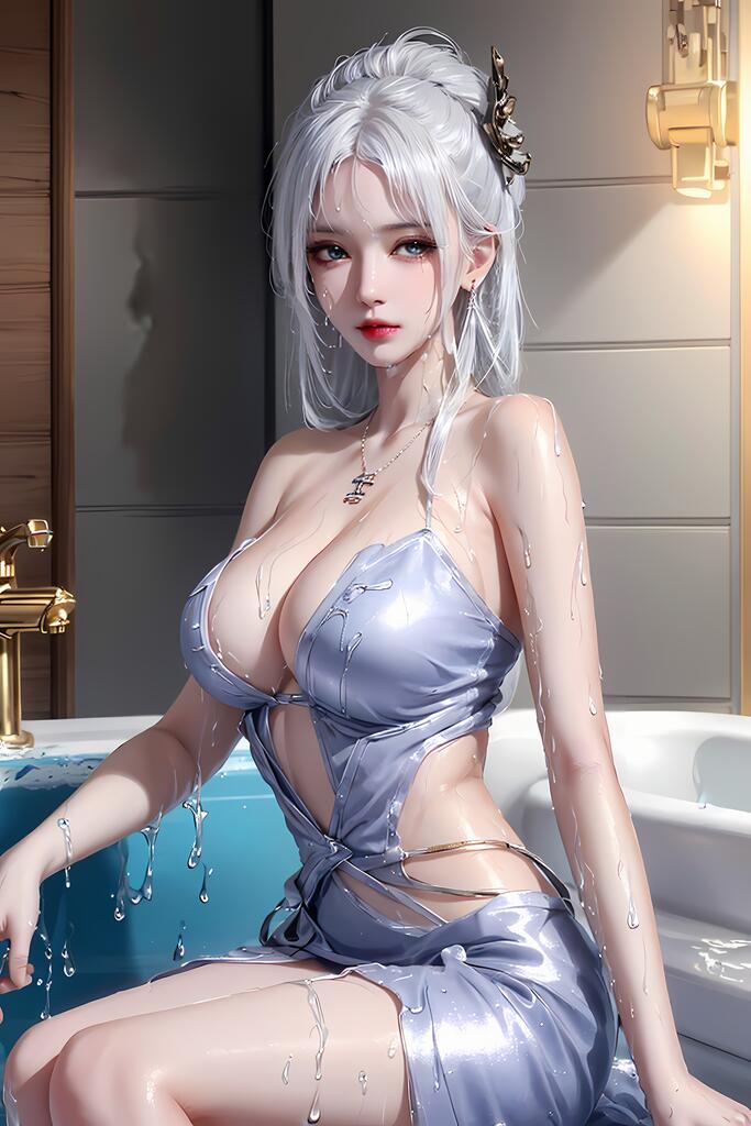 AI绘画 沐浴美女_湿身系列 [67P] [524M] - PV站-PV站