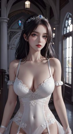 AI绘画 白色婚纱_少女系列 [43P] [215M]-PV站