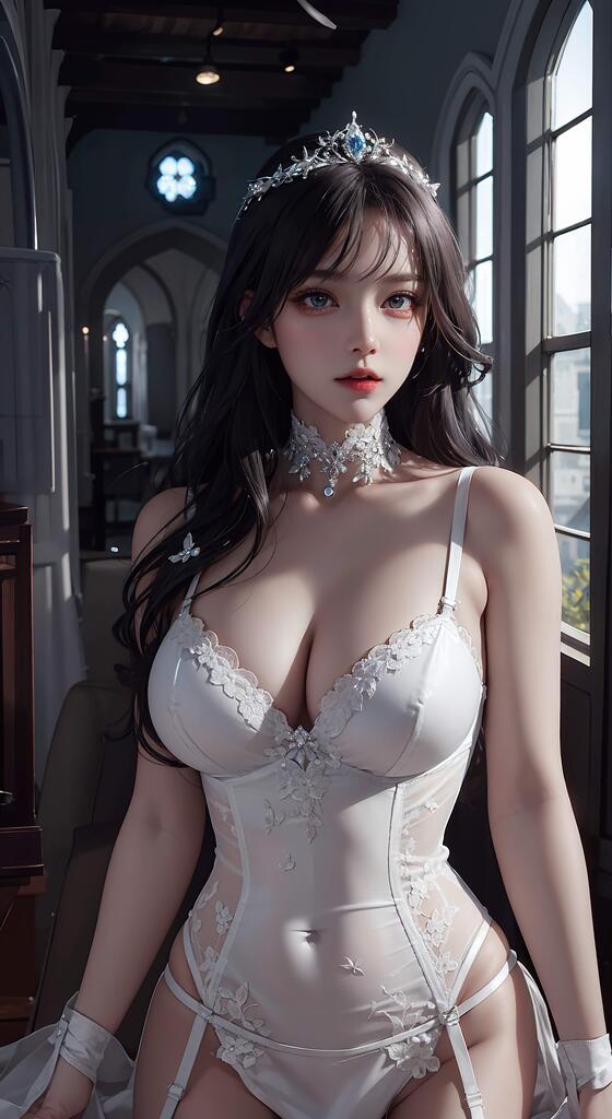白色婚纱_少女系列演示图1