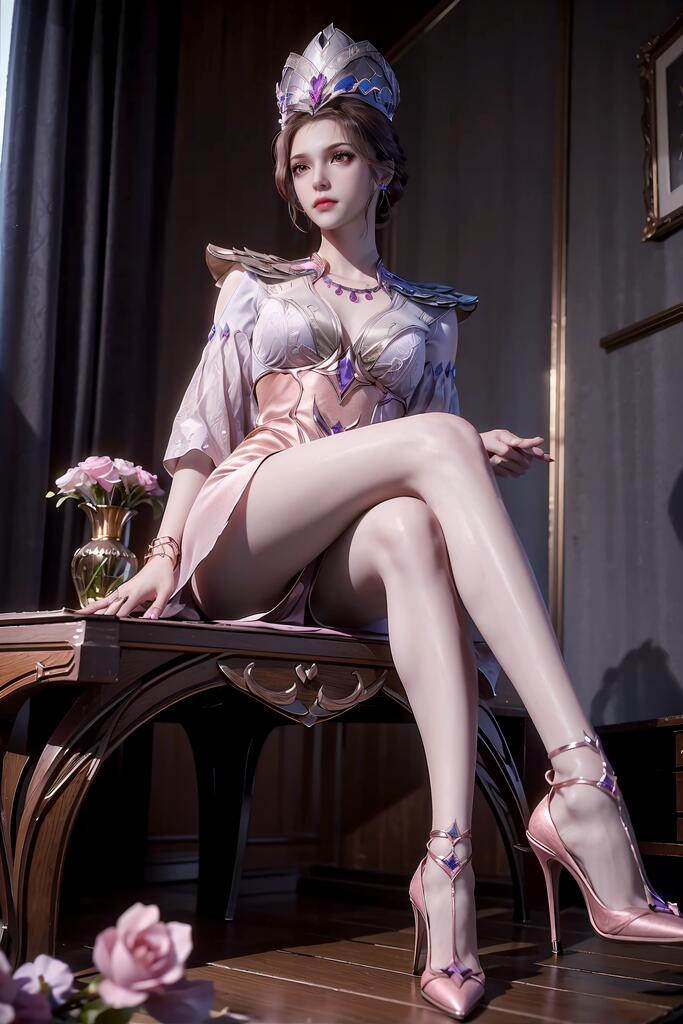 国漫女神_美腿系列演示图1