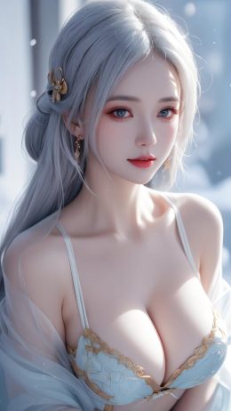 AI绘画 原神-申鹤 [126P] [1096M]-PV站