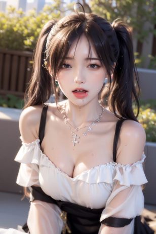 AI绘画 黑发少女_享受表情 [56P] [115M]-PV站