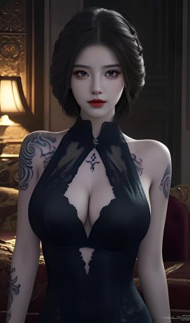 AI绘画 黑色魅惑_纹身系列 [71P] [283M]-PV站