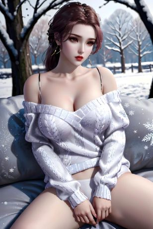 AI绘画 国漫女神-毛衣系列 [23P] [147M]-PV站