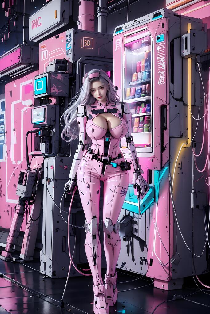 粉色高达_机甲少女演示图1