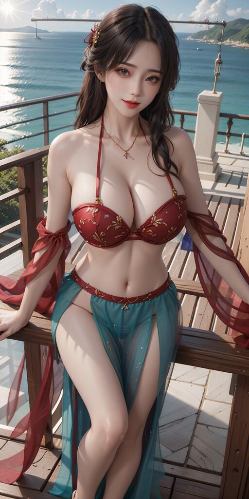 国漫女神-情调睡衣演示图1