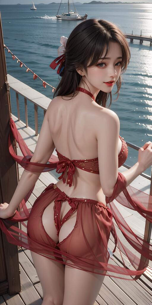 国漫女神-情调睡衣演示图1