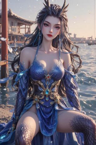 AI绘画 哪吒闹海-敖闰 [250P] [2584M]-PV站