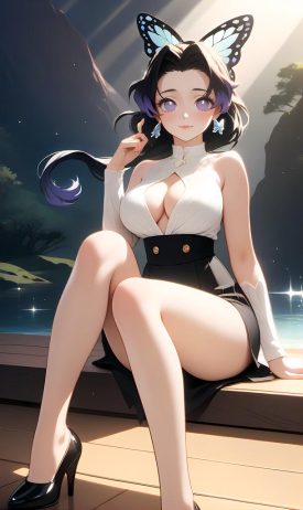 AI绘画 鬼灭之刃-蝴蝶忍 [105P] [471M]-PV站