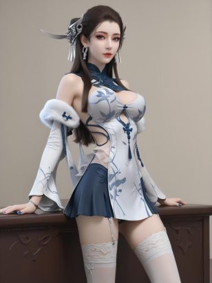 AI绘画 梦塔雪迷城-白亦君 [4P] [28M]-PV站