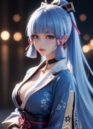 AI绘画 原神-神里绫华 [32P] [39M]-PV站