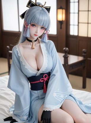 AI绘画 原神-神里绫华 [24P] [35M]-PV站