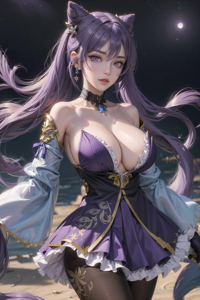 AI女神_刻晴少女演示图1