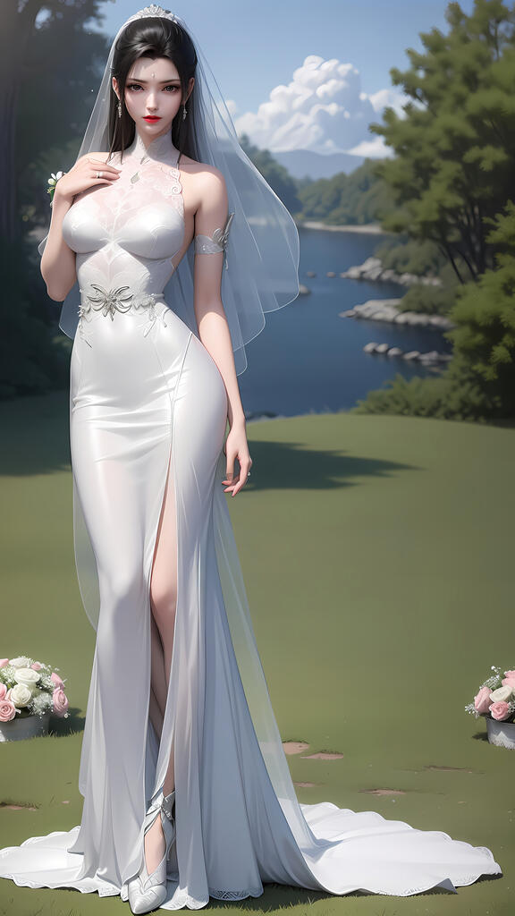 国漫女神-婚纱合辑演示图1