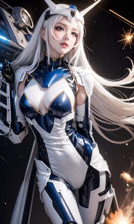 AI绘画 星空机甲-AI女神 [42P] [107M]-PV站