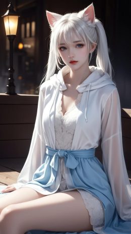 AI绘画 猫耳少女-AI女神 [13P] [127M]-PV站