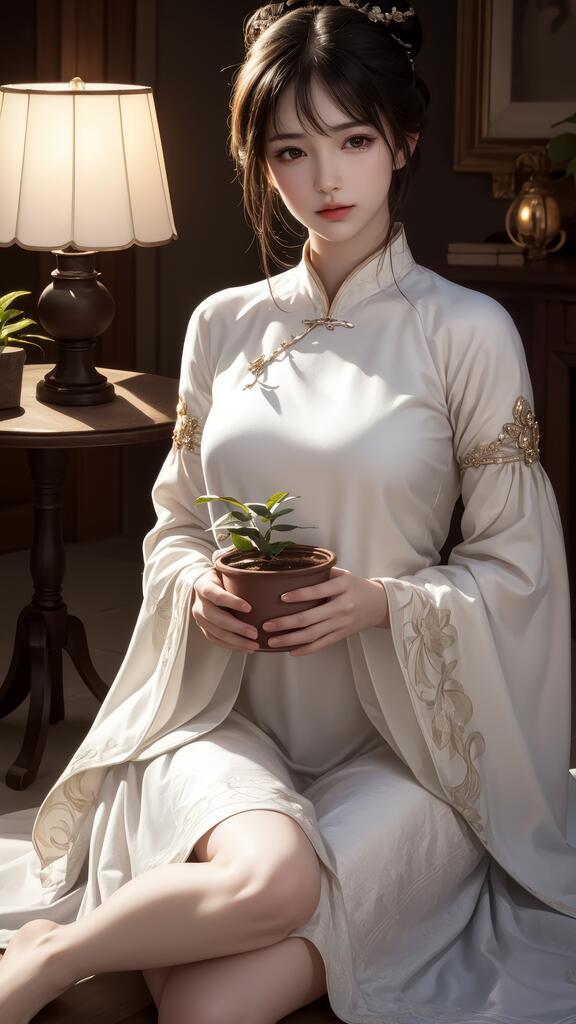 国风少女-居家写真演示图1