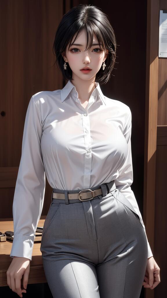 精致美女_制服系列演示图1