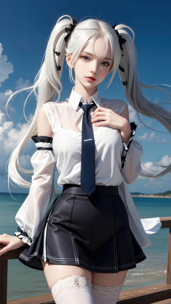 双马尾少女-AI女神演示图1