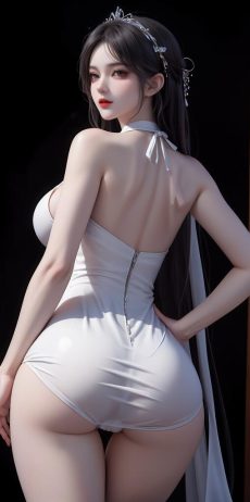 AI绘画 白裙女神-精美图集 [43P] [195M]-PV站