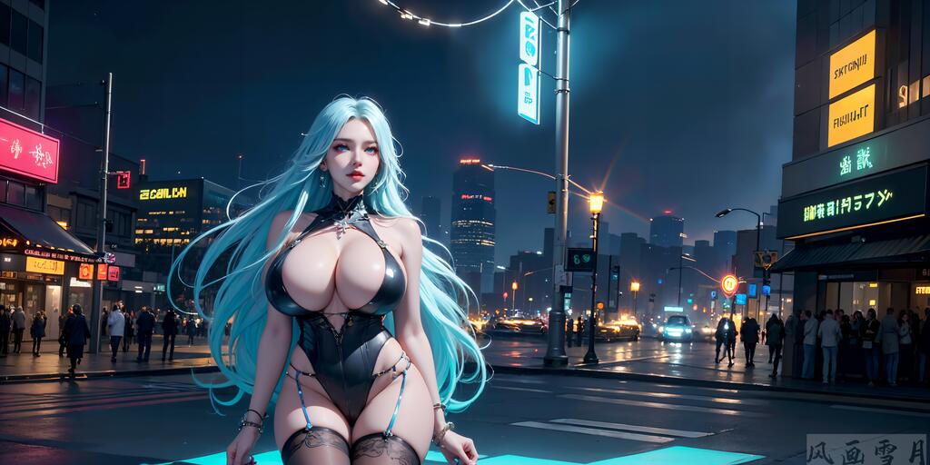 横屏壁纸-AI女神演示图1