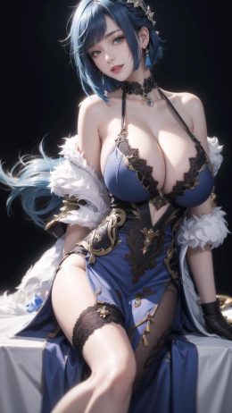 AI绘画 原神-夜兰 [81P] [203M]-PV站