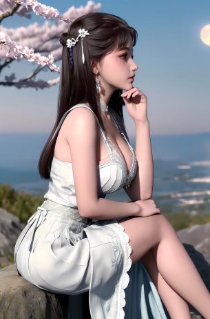 AI绘画 师兄啊师兄-蓝灵娥 [19P] [147M]-PV站