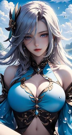 AI绘画 原神-申鹤 [35P] [93M]-PV站